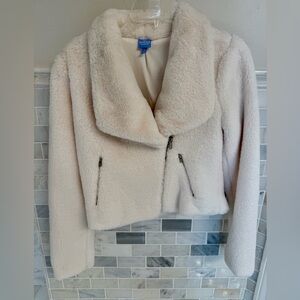 Disney Cream Plush Pea Coat